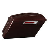 HR3 Midnight Crimson Hard Saddlebags (Regular) For 14-23 Harley Touring